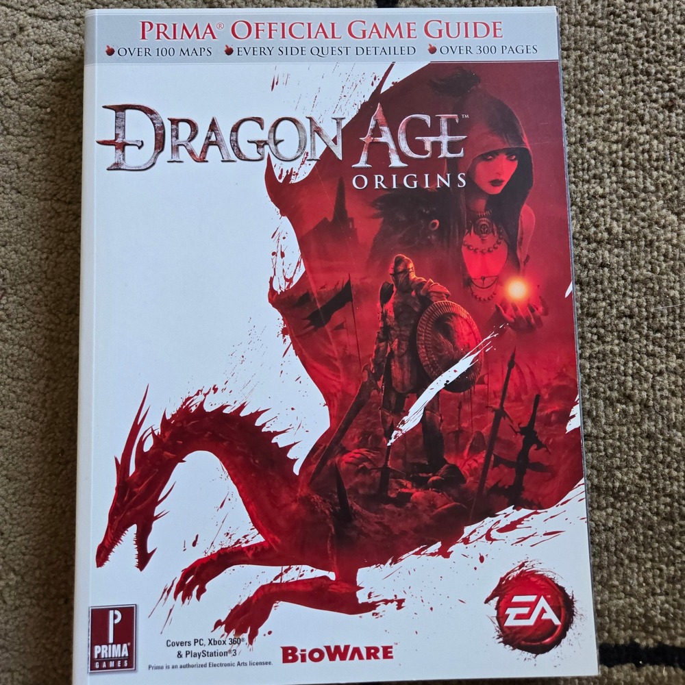 Dragon Age Origins Prima Official Game Guide PC Xbox 360 PS3 Michael Searle 2009